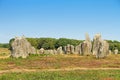 Carnac megalithic site in Brittany, France Royalty Free Stock Photo